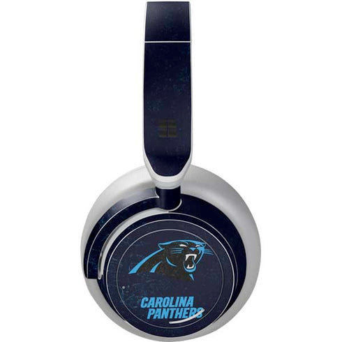 NFL Carolina Panthers Distressed Surface Headphones Skin
